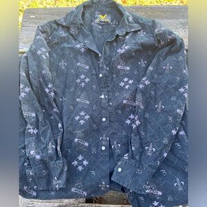 Avirex Shield Logo Button Up Shirt